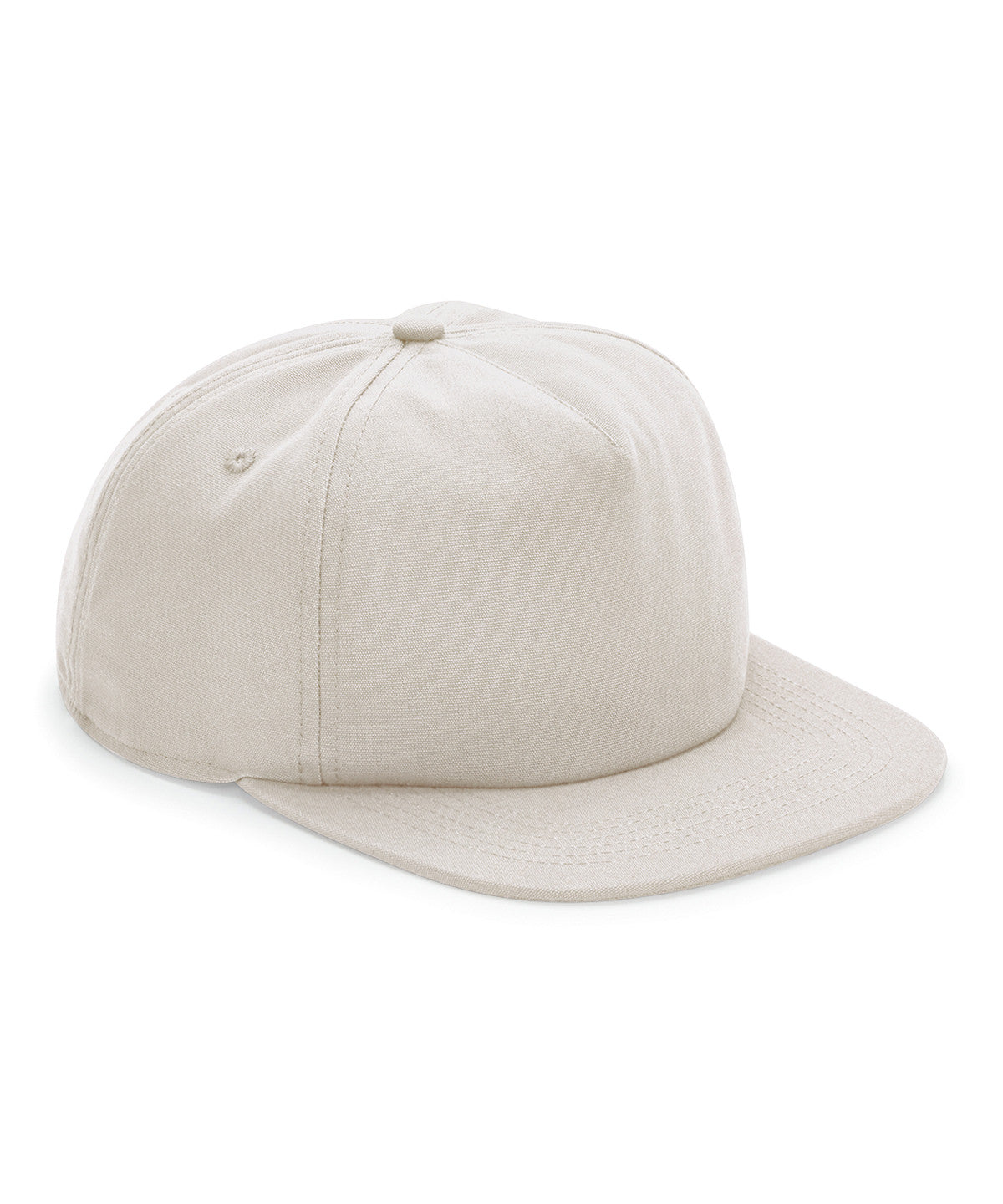 Personalised Caps - Natural Beechfield Organic cotton unstructured 5-panel cap
