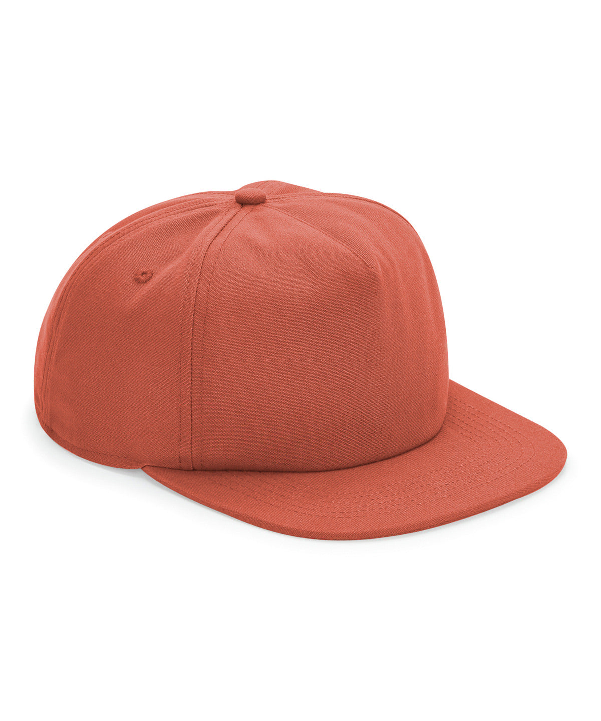 Personalised Caps - Dark Orange Beechfield Organic cotton unstructured 5-panel cap