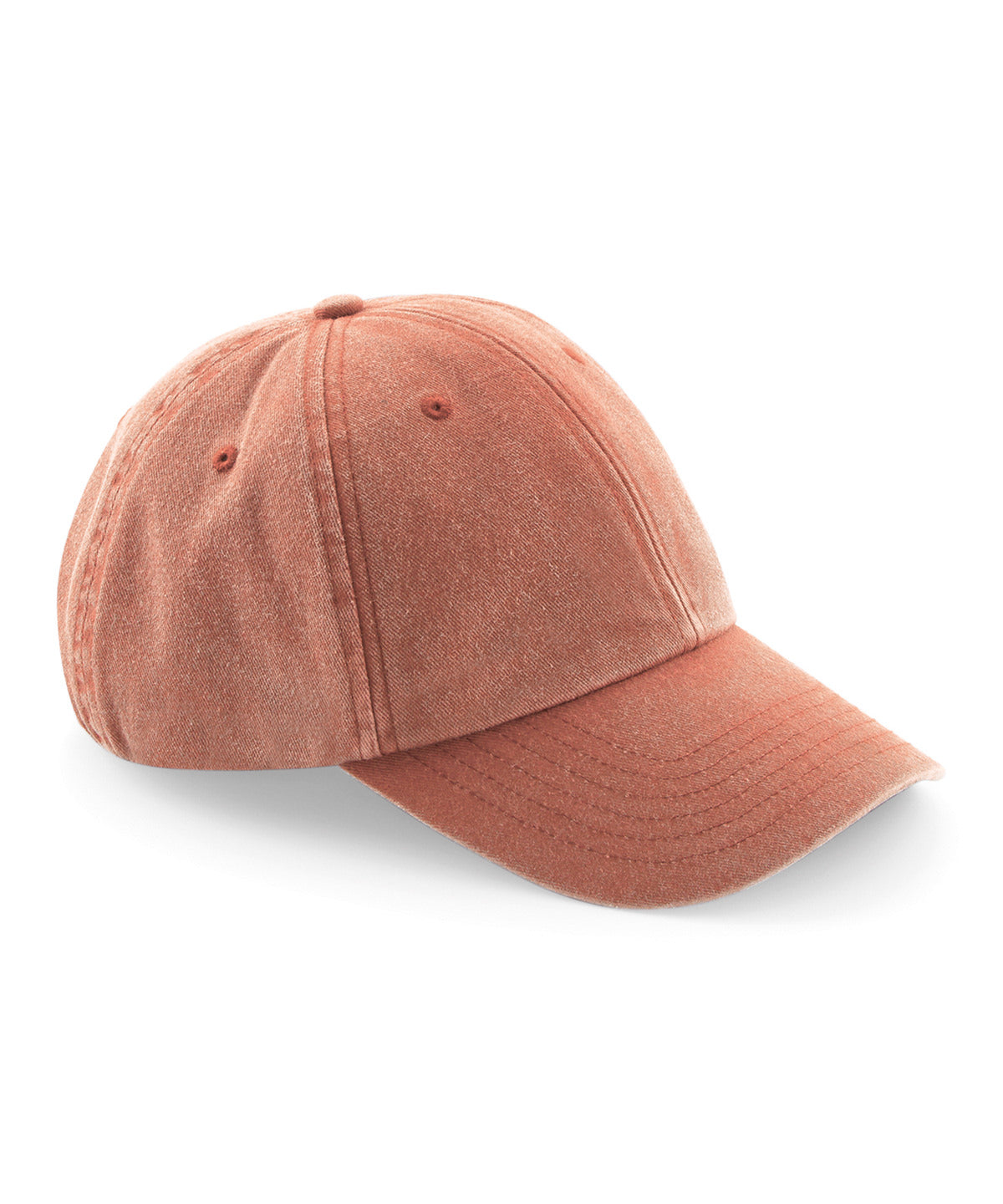 Personalised Caps - Mid Orange Beechfield Low-profile vintage cap