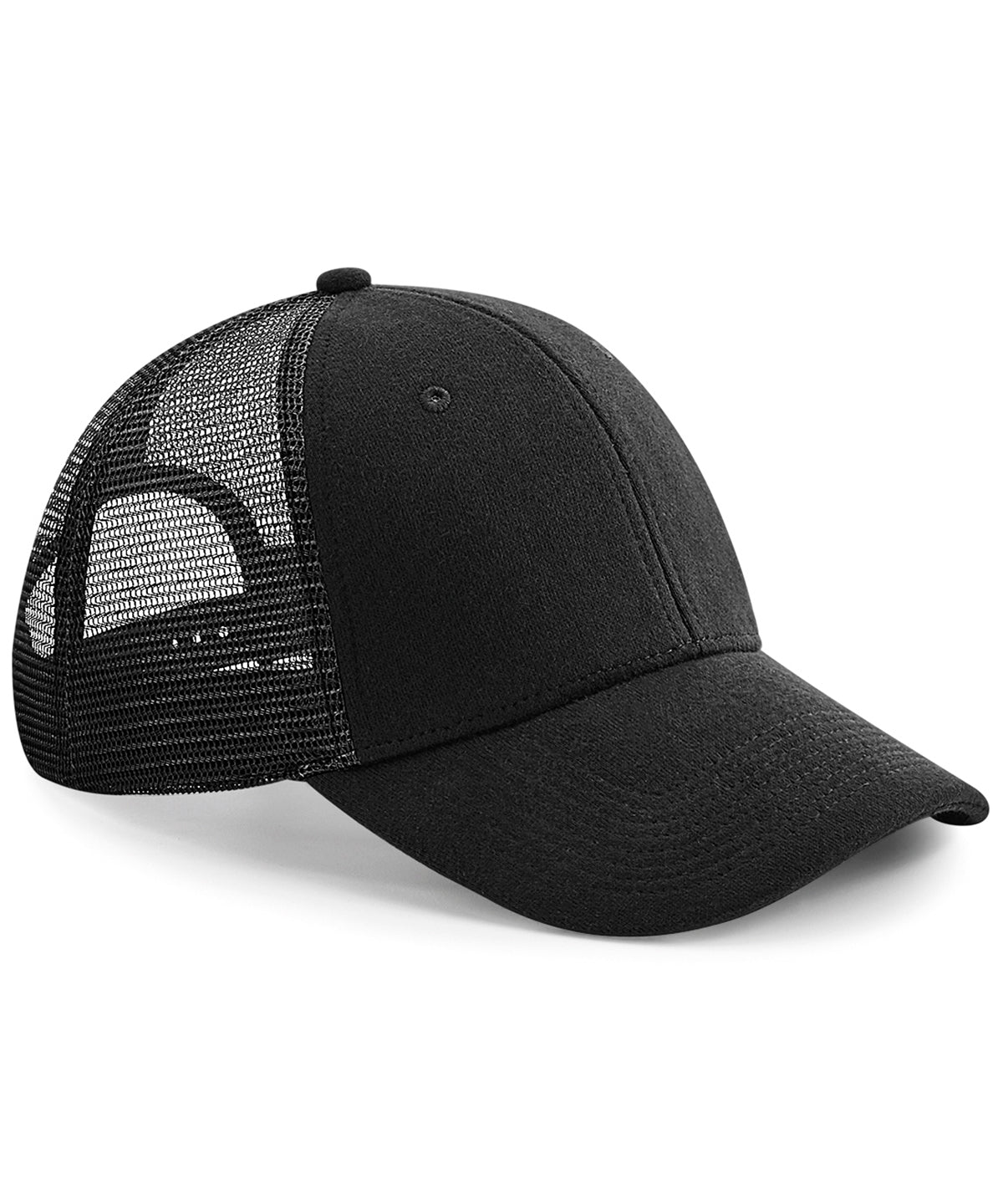 Personalised Caps - Black Beechfield Jersey athleisure trucker
