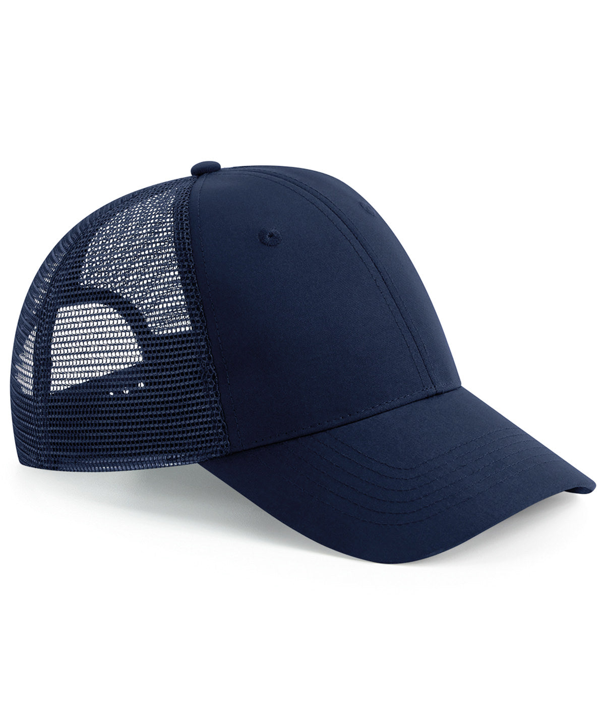Personalised Caps - Navy Beechfield Recycled urbanwear 6-panel snapback trucker