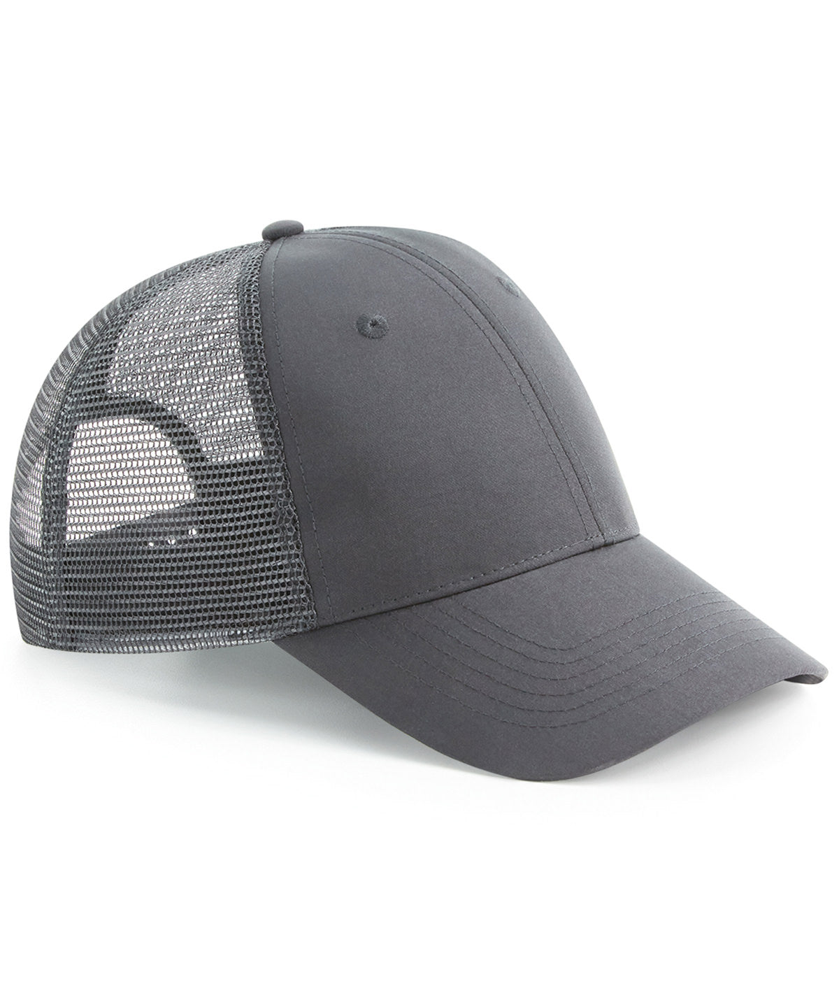 Personalised Caps - Dark Grey Beechfield Recycled urbanwear 6-panel snapback trucker