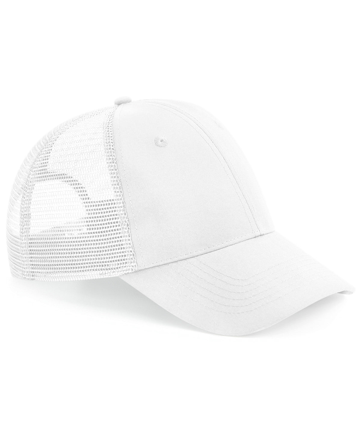 Personalised Caps - White Beechfield Recycled urbanwear 6-panel snapback trucker