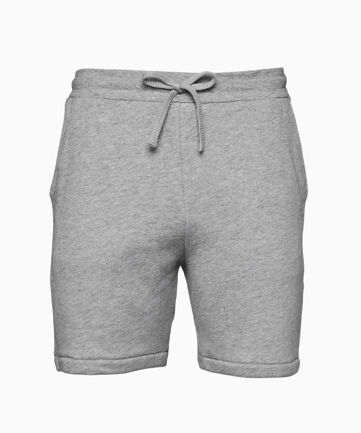 Personalised Shorts - Heather Grey Bella Canvas Unisex sponge fleece sweatshorts