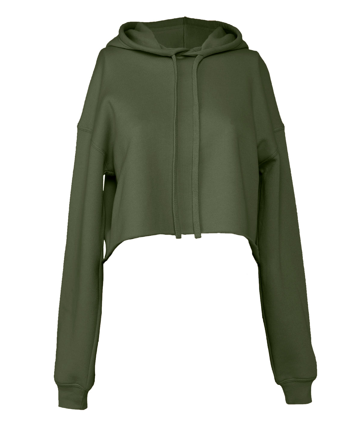 Personalised Hoodies - Black Bella Canvas Women's cropped fleece hoodie
