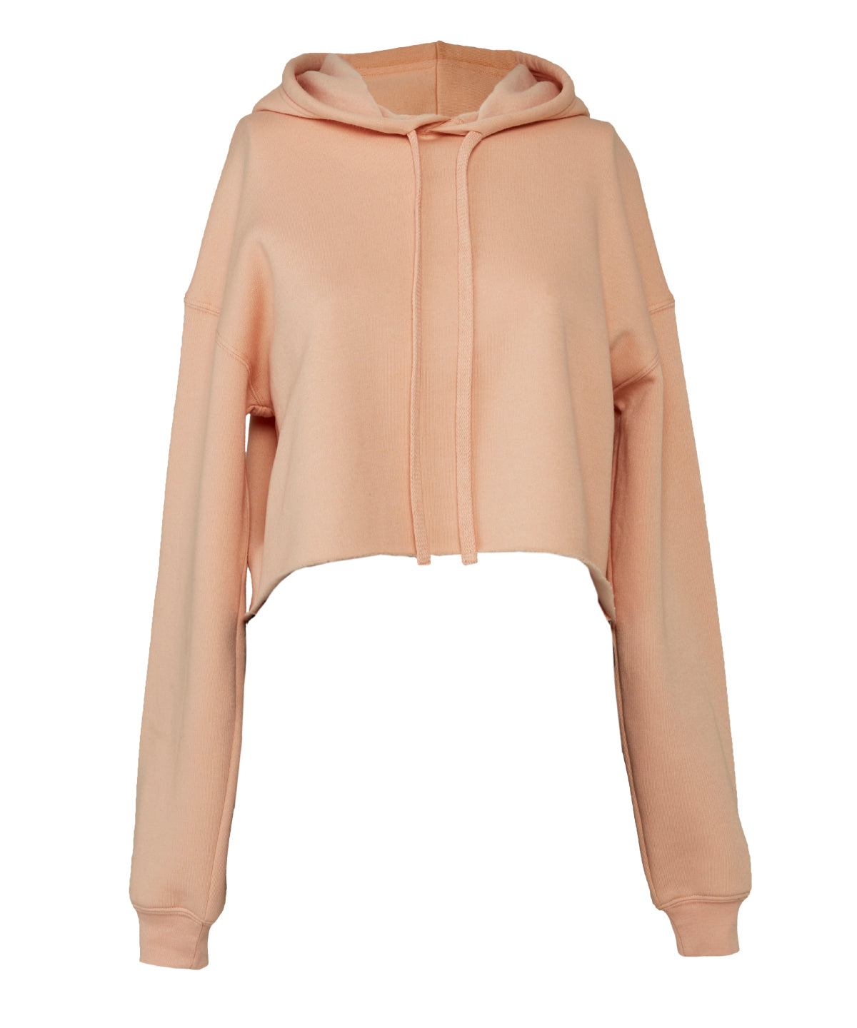 Personalised Hoodies - Dark Grey Bella Canvas Women's cropped fleece hoodie
