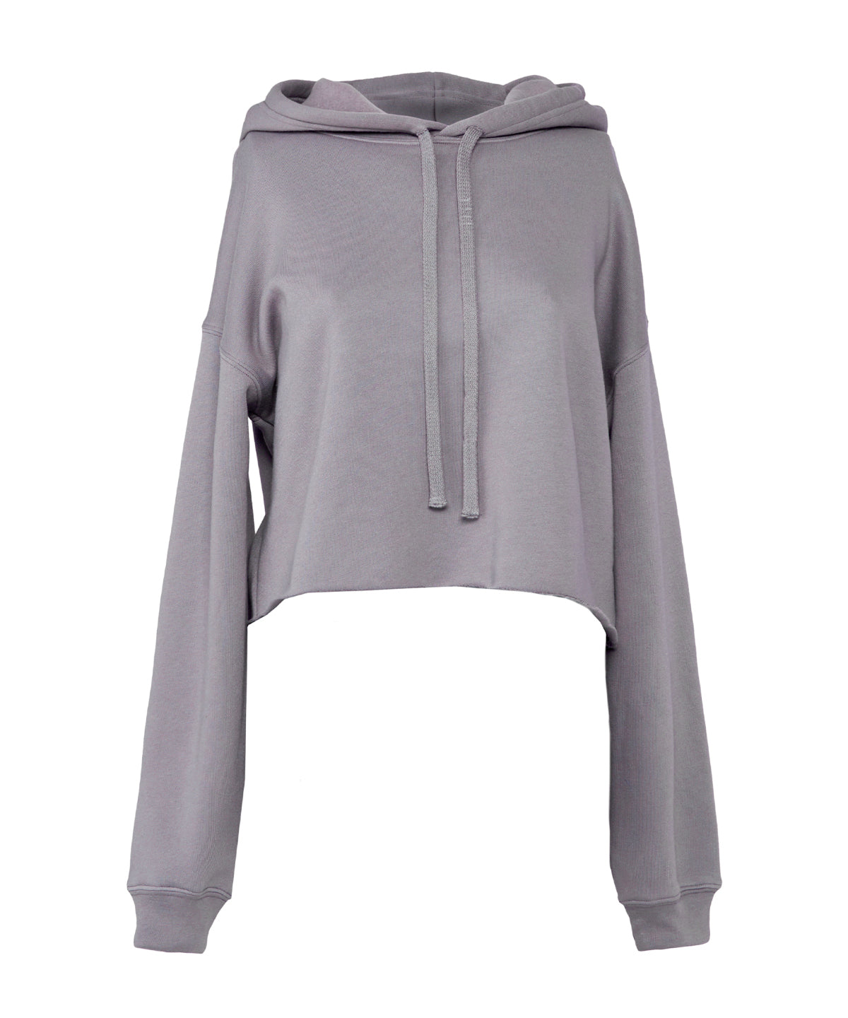Personalised Hoodies - Dark Grey Bella Canvas Women's cropped fleece hoodie