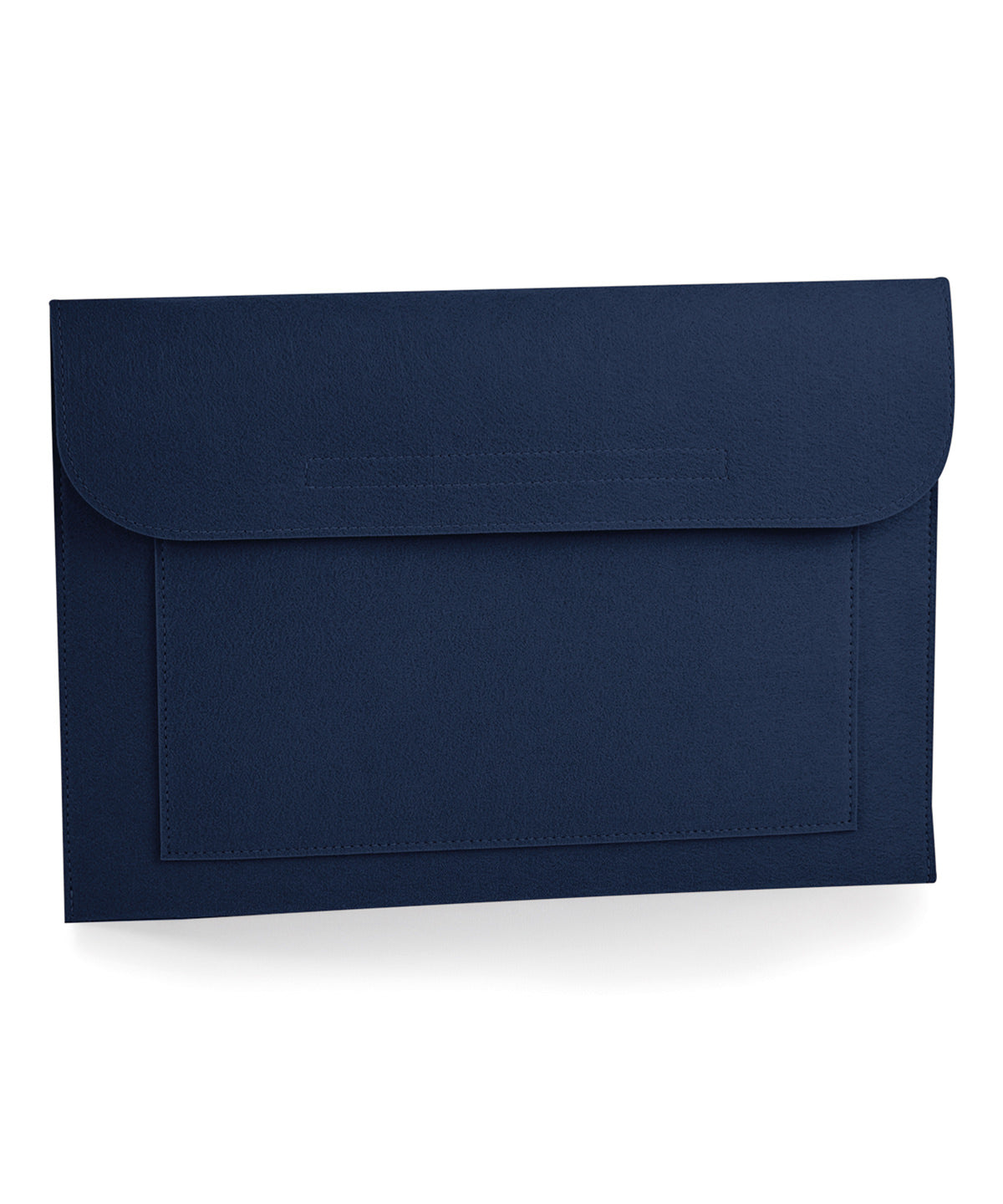Personalised Laptop Cases - Navy Bagbase Felt laptop/document slip
