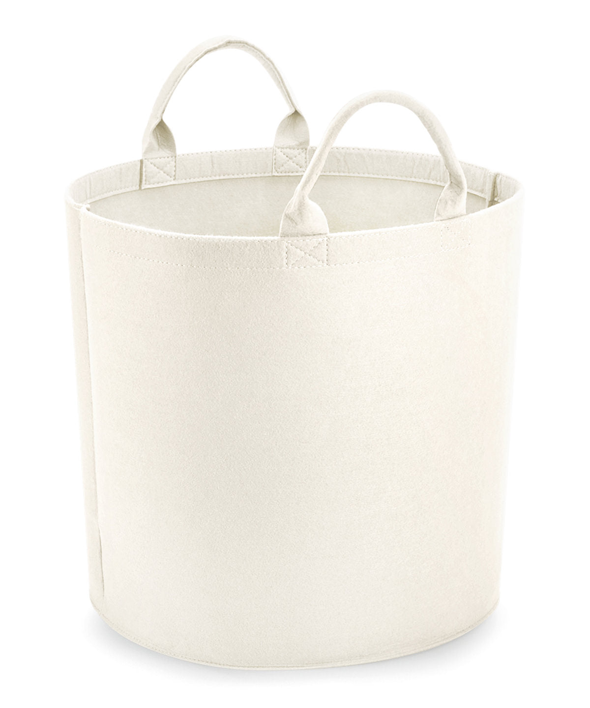 Personalised Bags - Light Grey Bagbase Felt trug