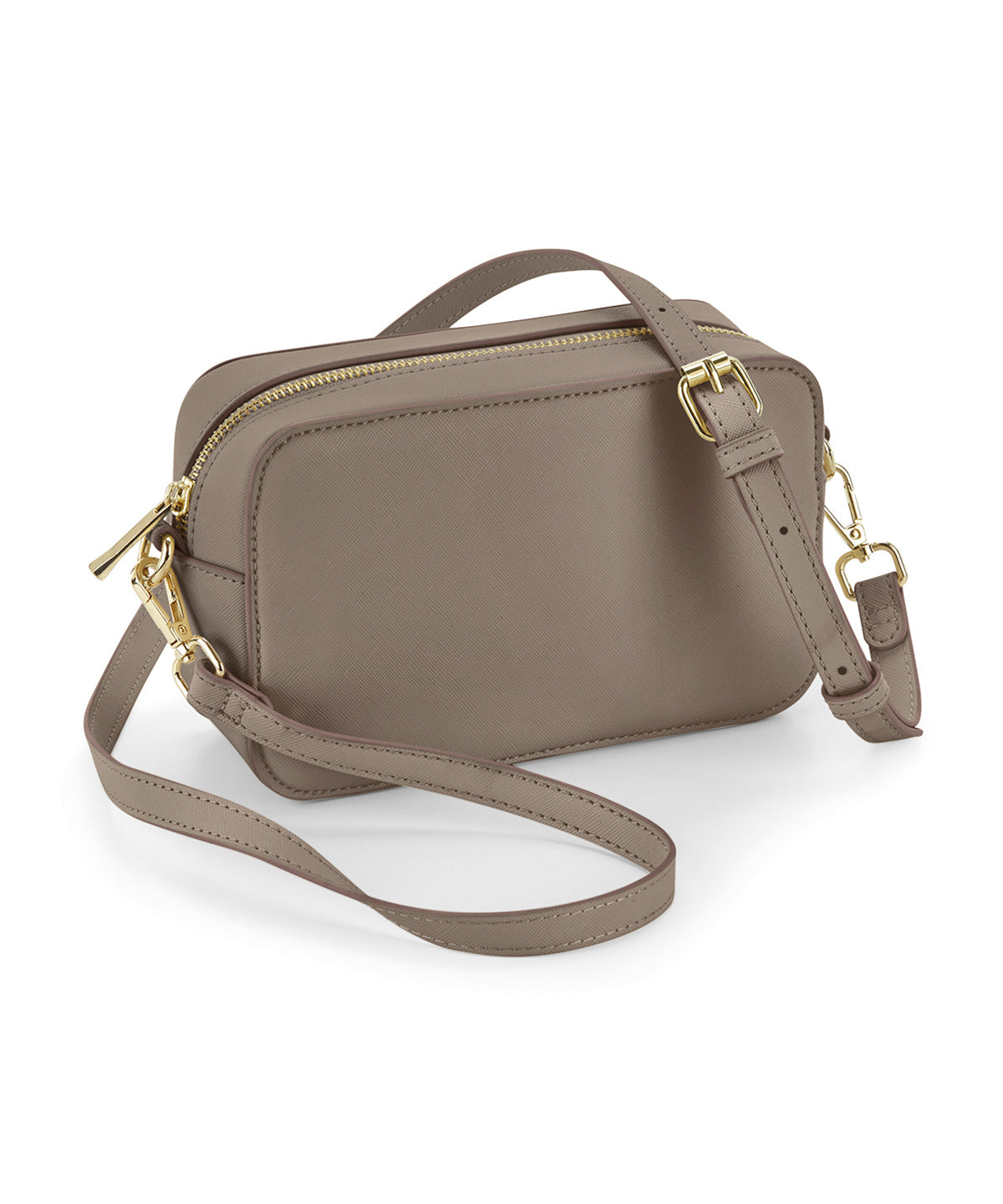 Personalised Bags - Light Brown Bagbase Boutique structured cross body bag