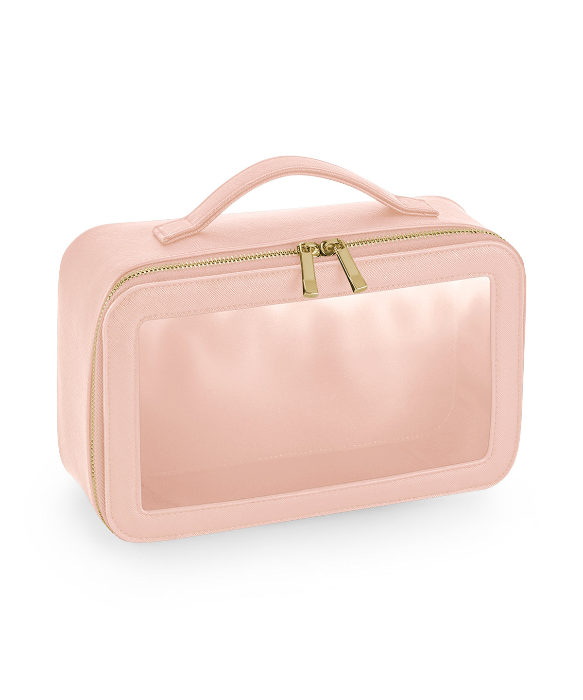 Personalised Bags - Light Red Bagbase Boutique clear window travel case
