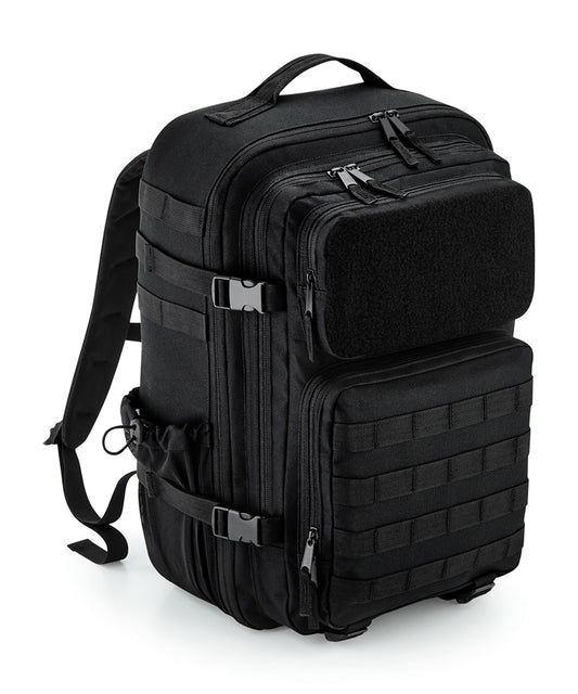 Personalised Bags - Black Bagbase MOLLE tactical 35L backpack