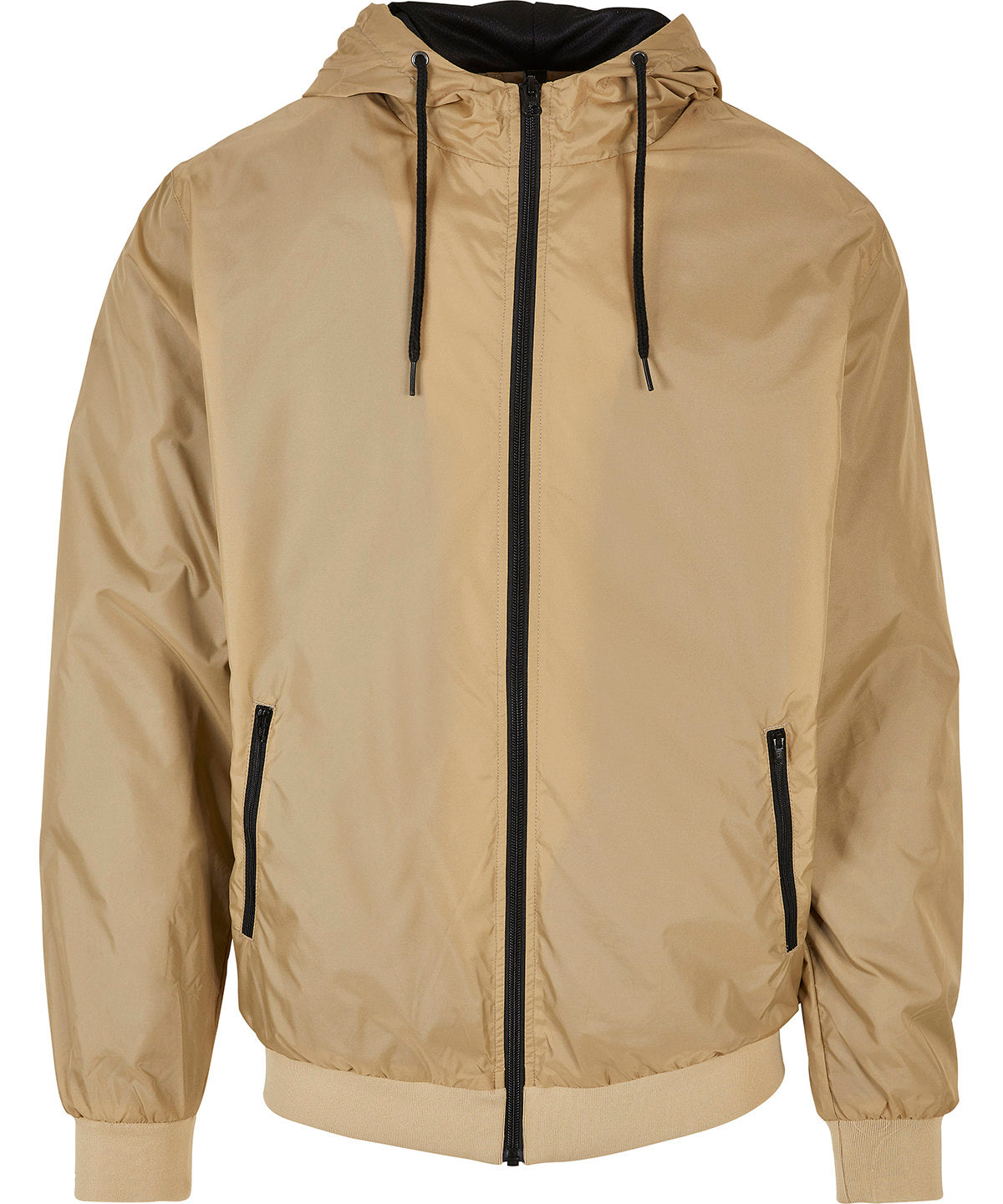 Personalised Jackets - Black Build Your Brand Wind runner