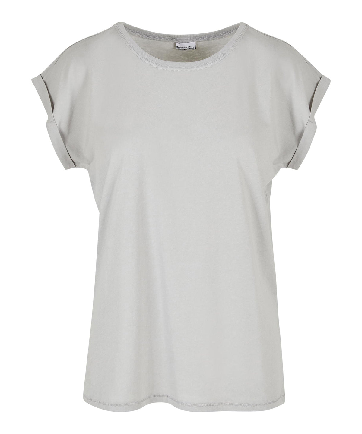 Personalised T-Shirts - Navy Build Your Brand Women's extended shoulder tee