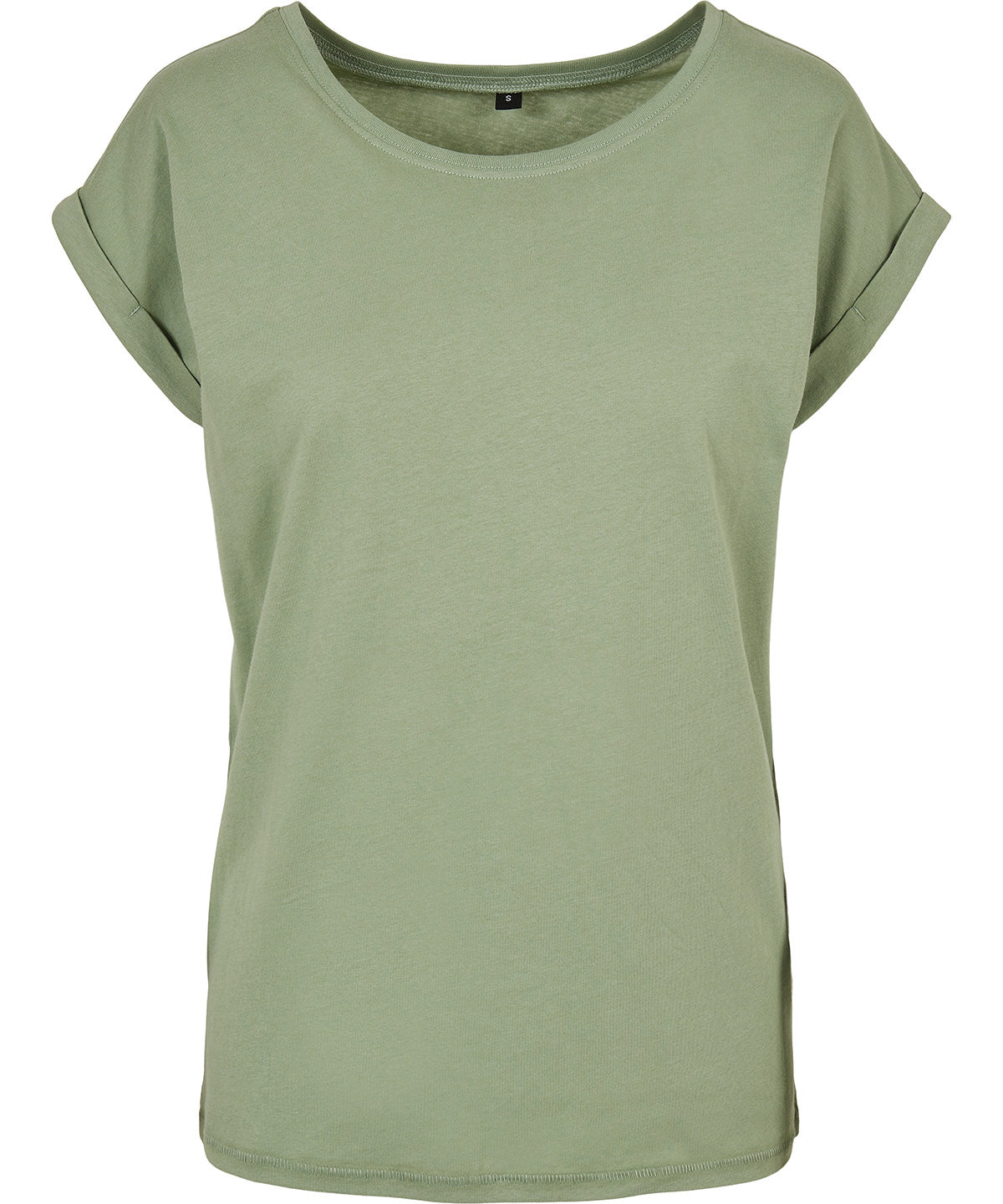 Personalised T-Shirts - Teal Build Your Brand Women's extended shoulder tee