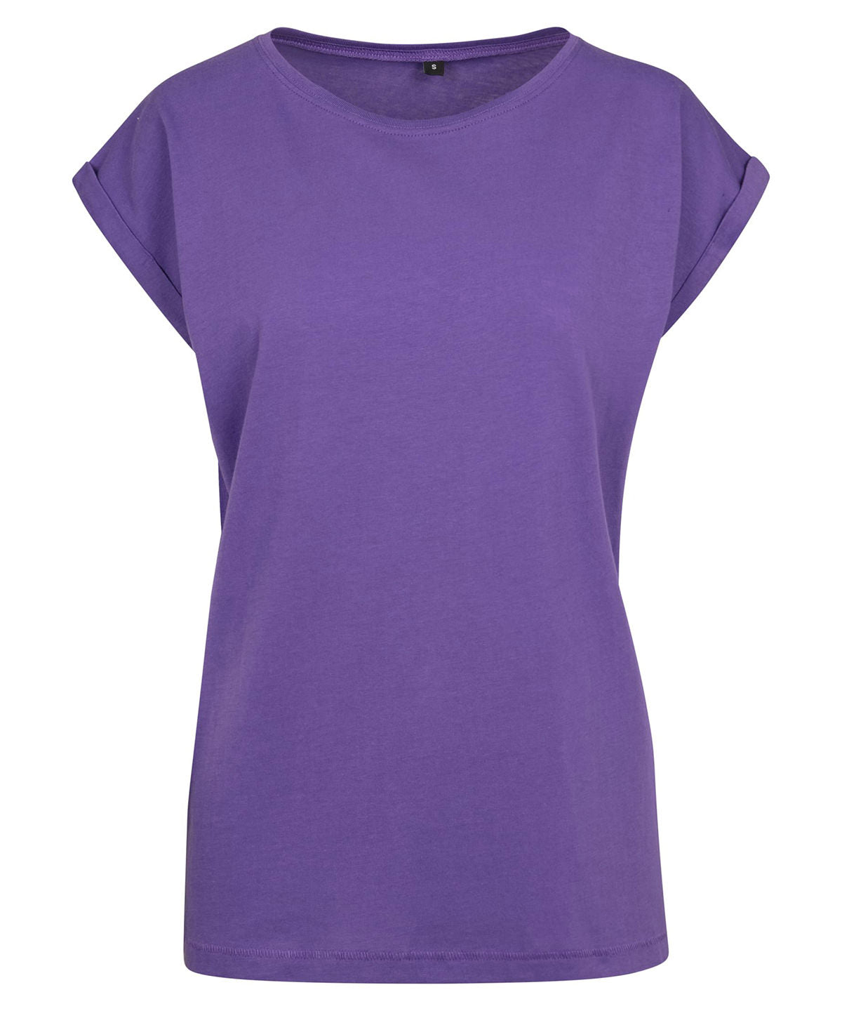 Personalised T-Shirts - Teal Build Your Brand Women's extended shoulder tee
