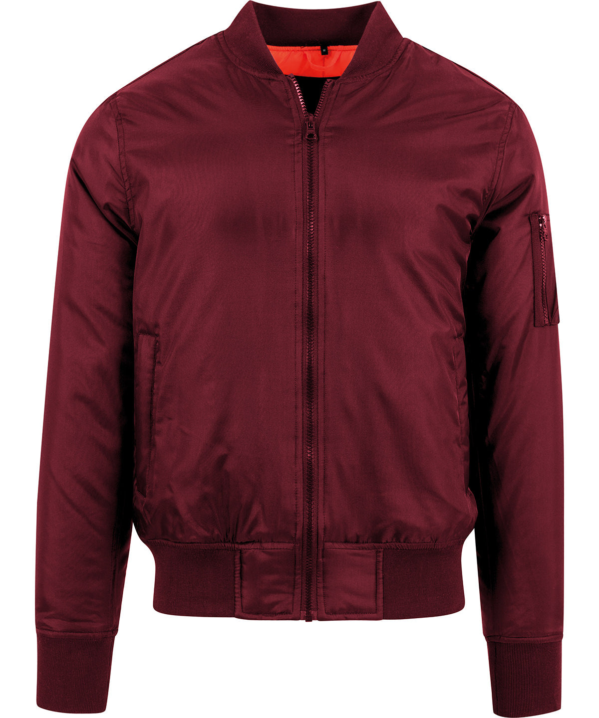 Personalised Jackets - Black Build Your Brand Bomber jacket