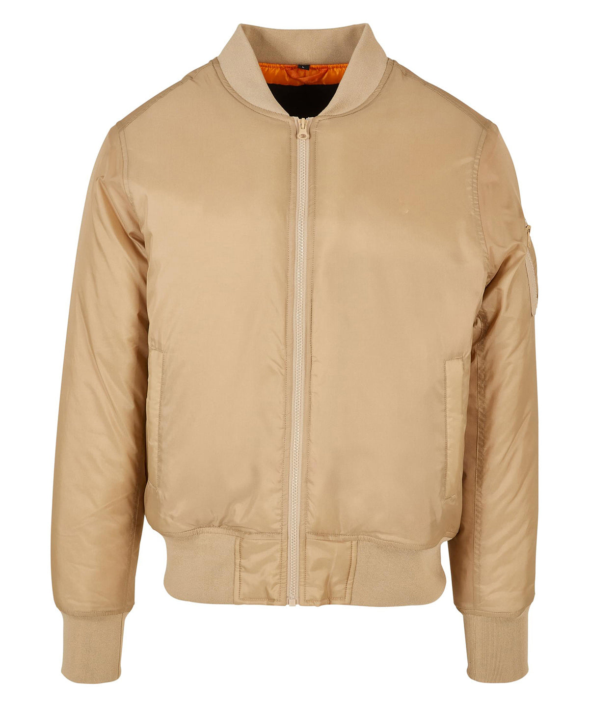 Personalised Jackets - Black Build Your Brand Bomber jacket