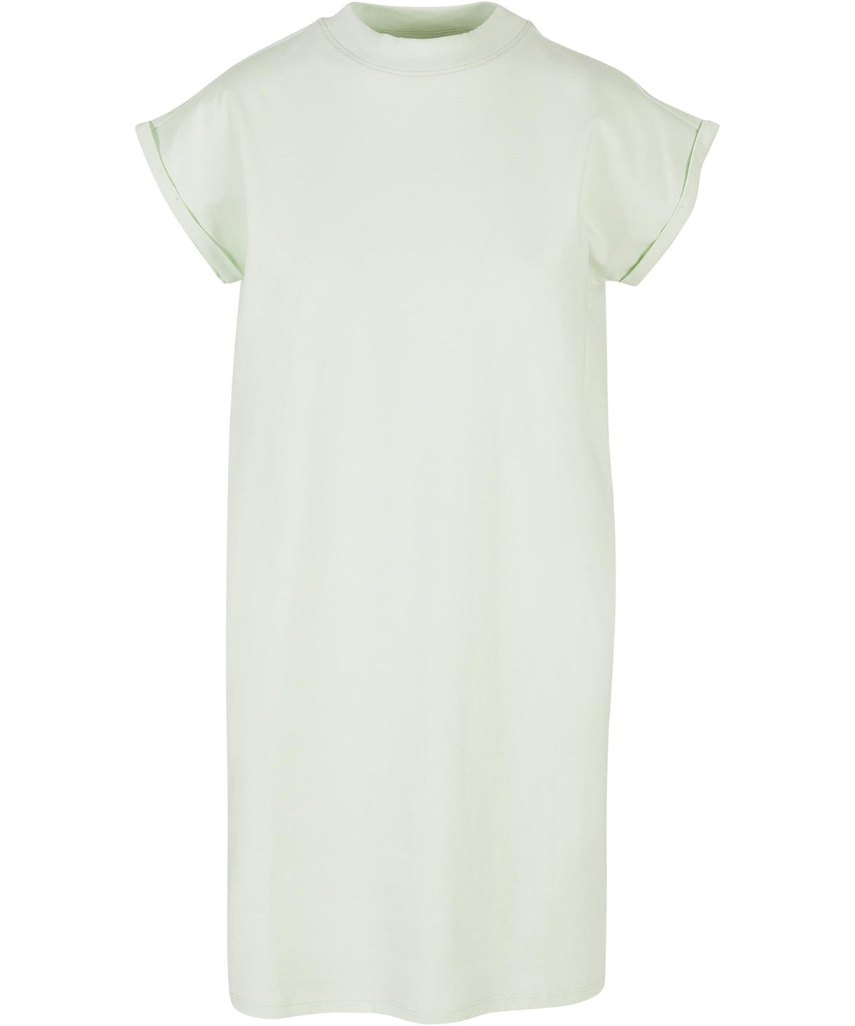 Personalised Dresses - White Build Your Brand Women's turtle extended shoulder dress