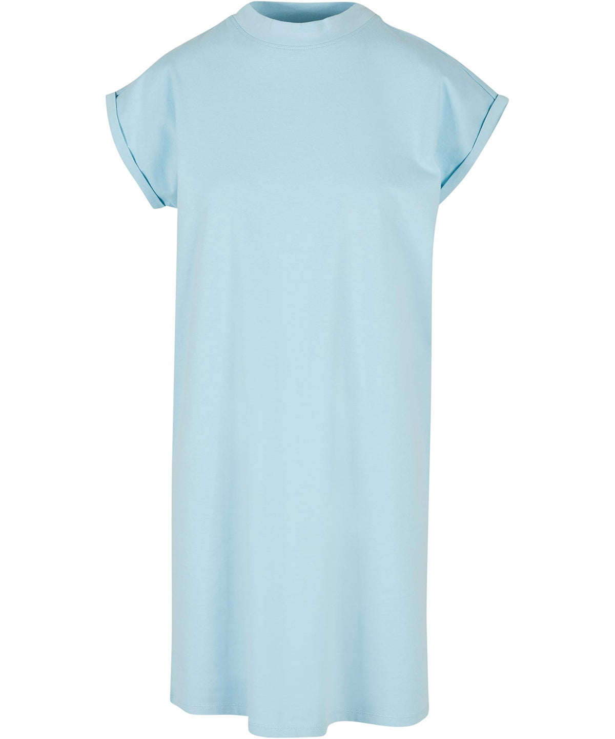 Personalised Dresses - White Build Your Brand Women's turtle extended shoulder dress