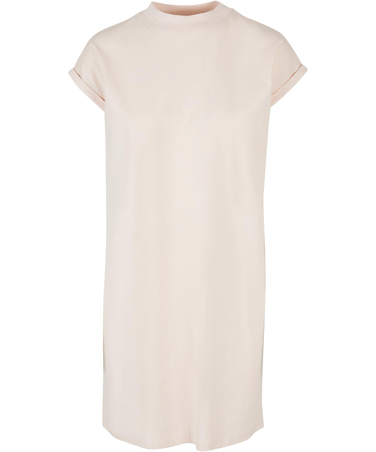 Personalised Dresses - White Build Your Brand Women's turtle extended shoulder dress