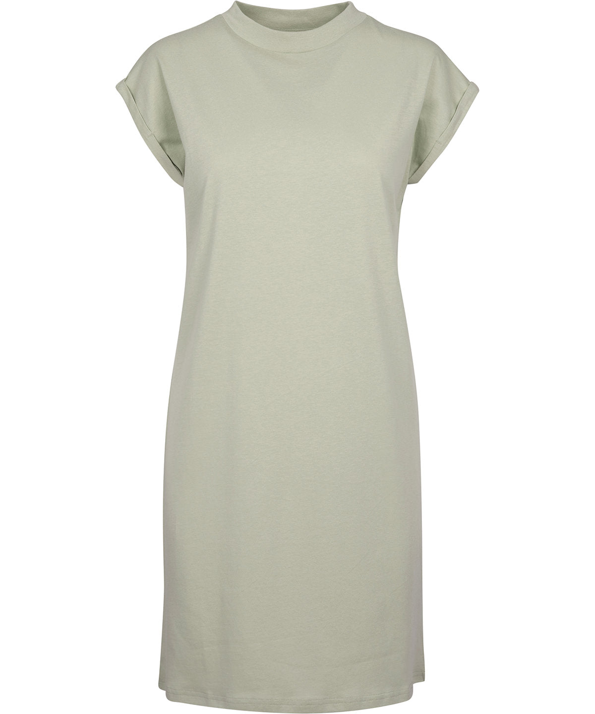 Personalised Dresses - White Build Your Brand Women's turtle extended shoulder dress