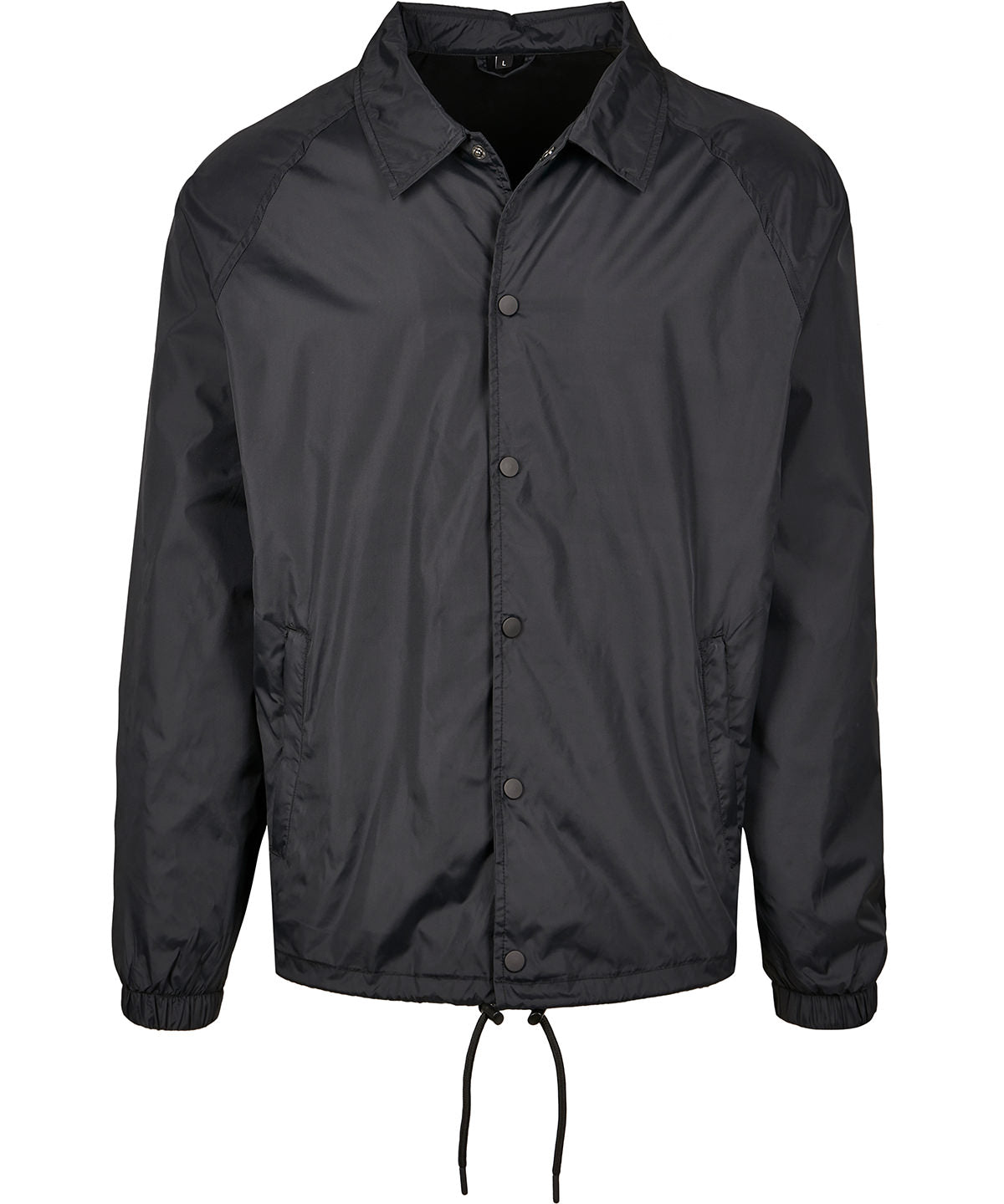 Personalised Jackets - Black Build Your Brand Coach jacket