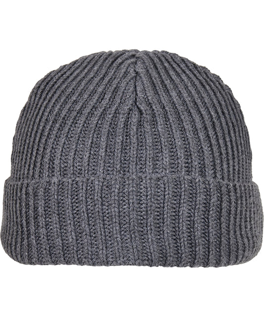 Personalised Hats - Dark Grey Build Your Brand Recycled yarn fisherman beanie
