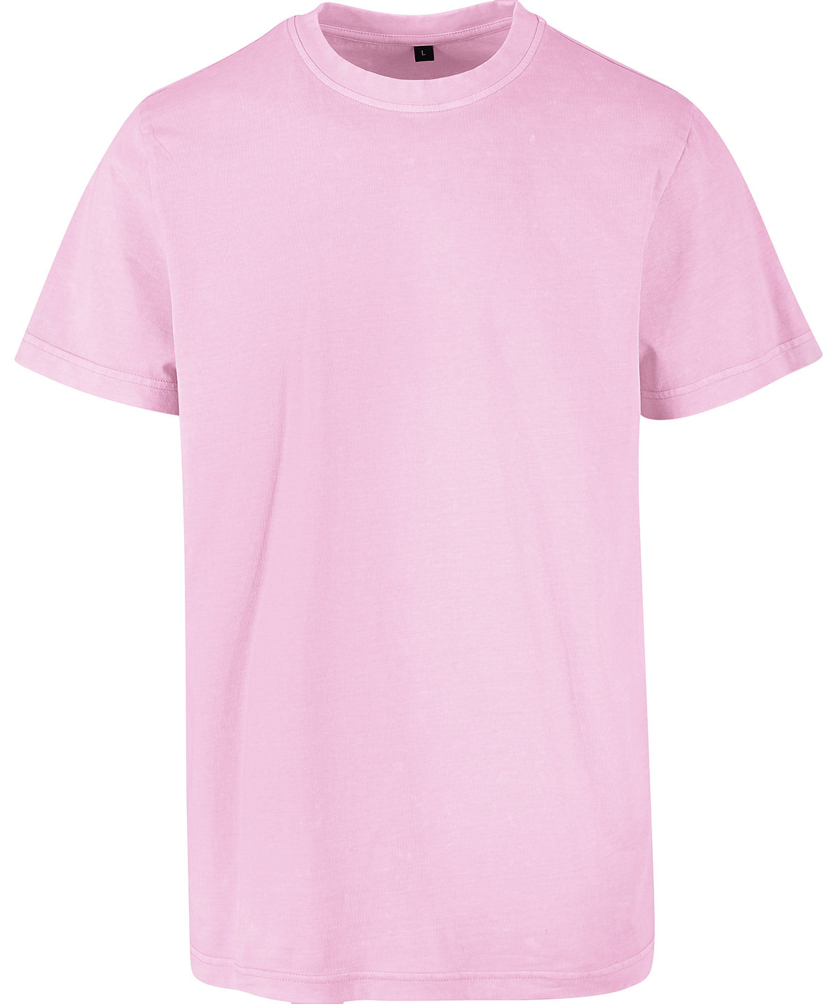 Personalised T-Shirts - Mid Grey Build Your Brand Acid washed round neck tee