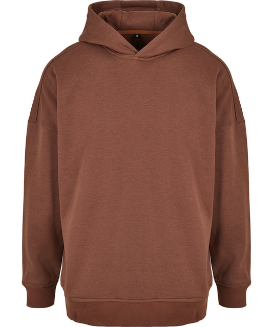 Personalised Hoodies - Mid Brown Build Your Brand Oversized cut-on sleeve hoodie