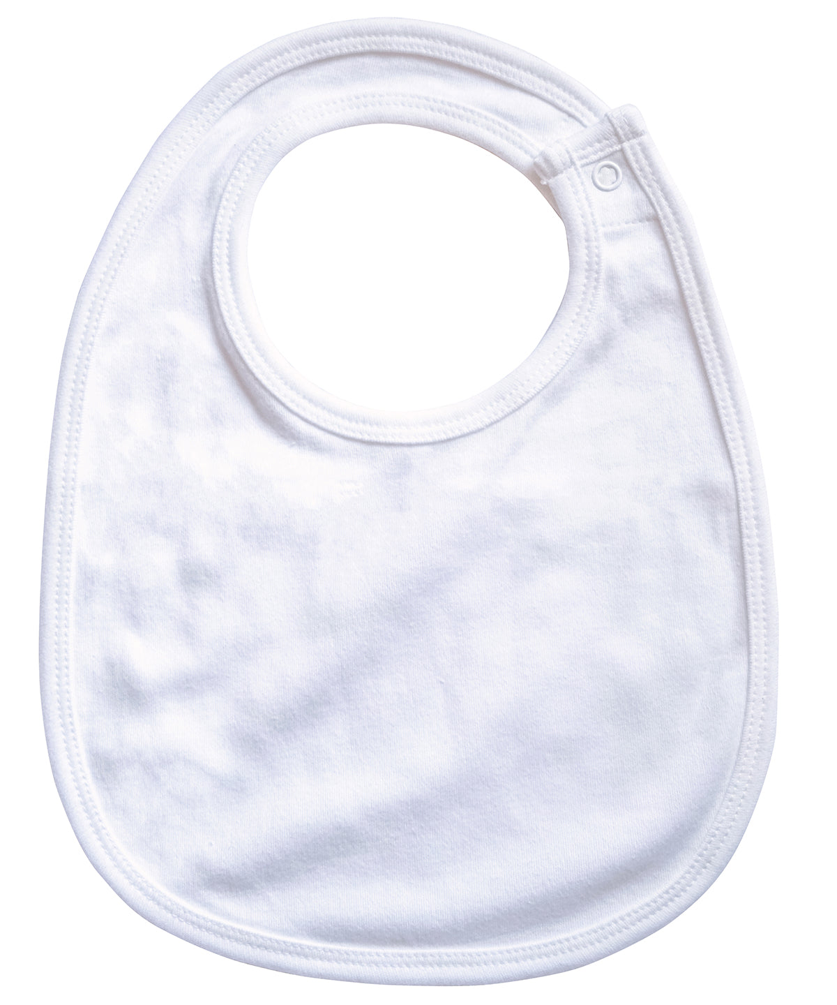 Personalised Bibs - White Babybugz Single layer bib