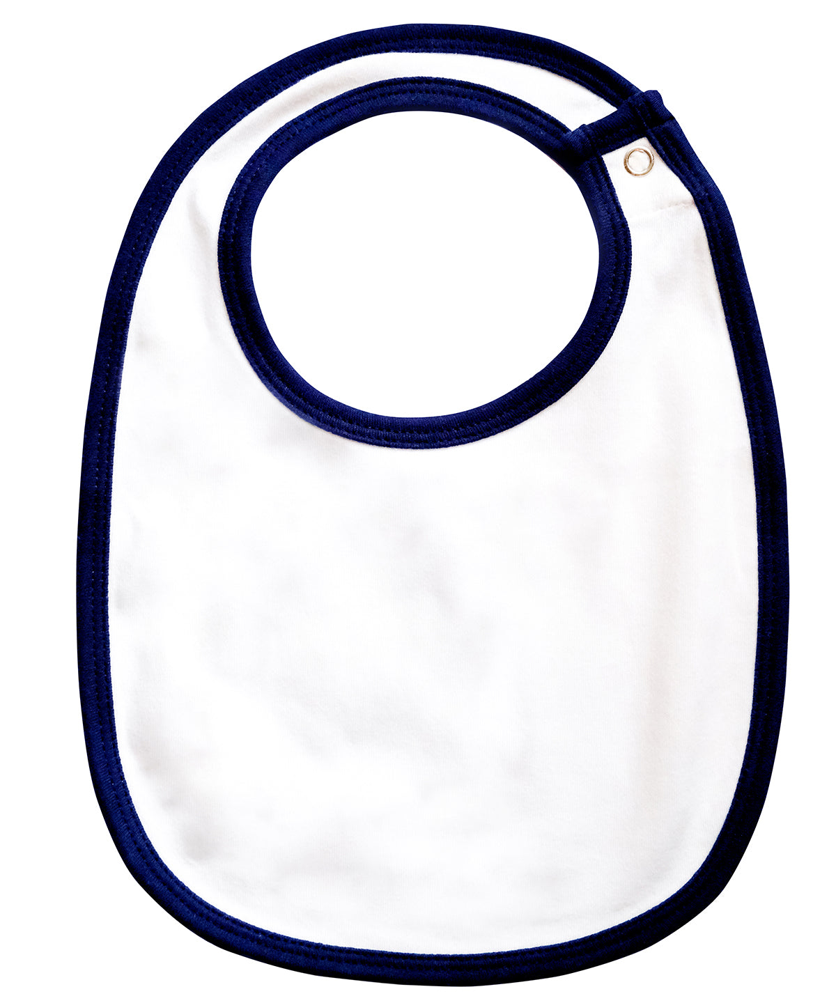 Personalised Bibs - White Babybugz Single layer bib
