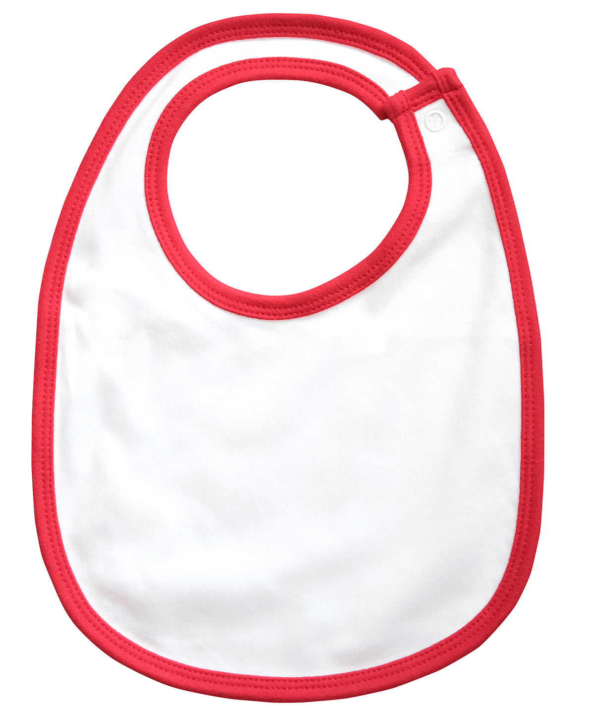 Personalised Bibs - White Babybugz Single layer bib