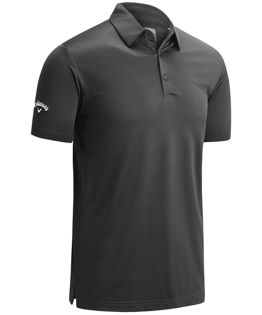 Personalised Polo Shirts - Dark Grey Callaway Swing Tech™ solid polo