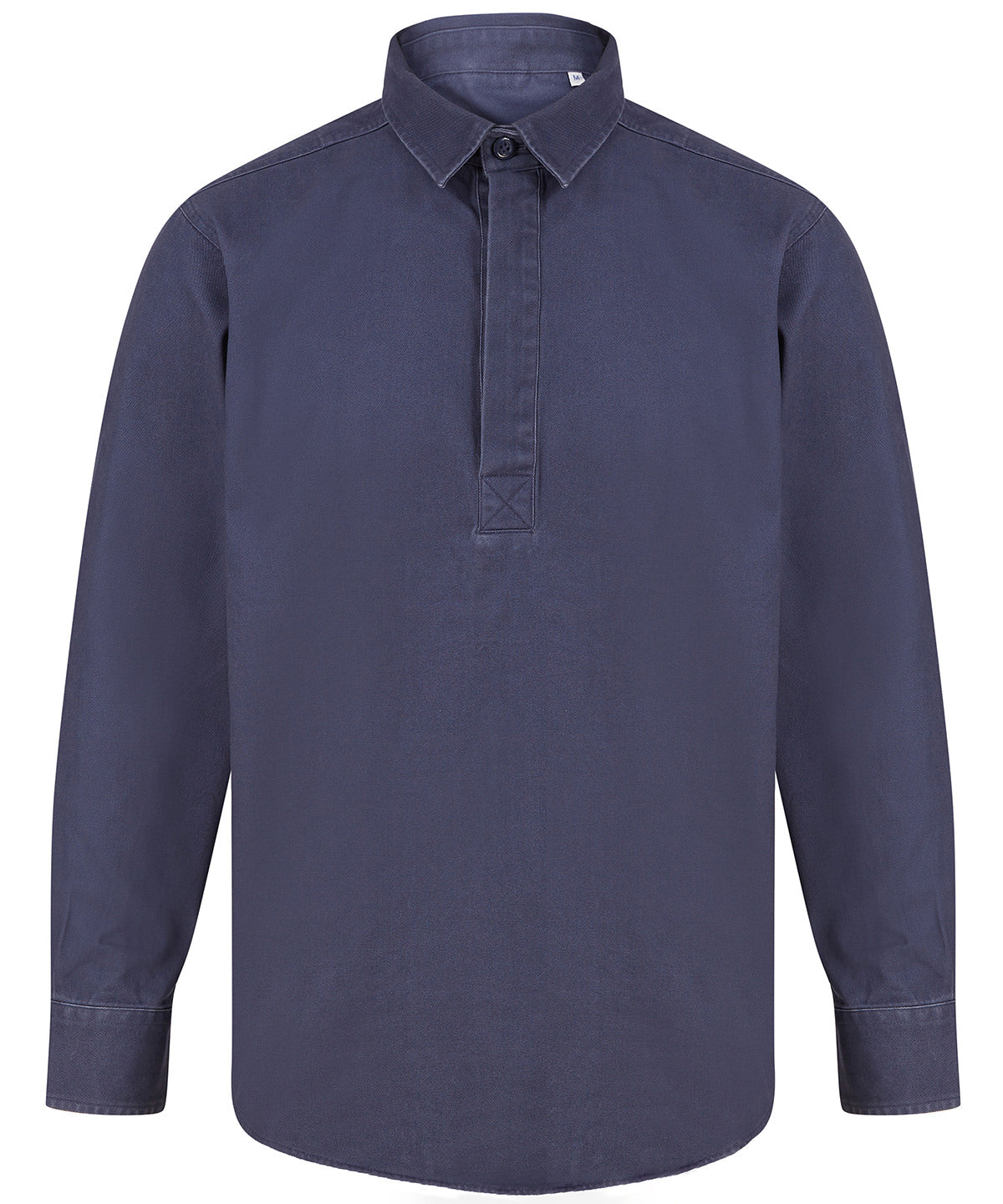 Personalised Shirts - Navy Front Row Pullover drill shirt