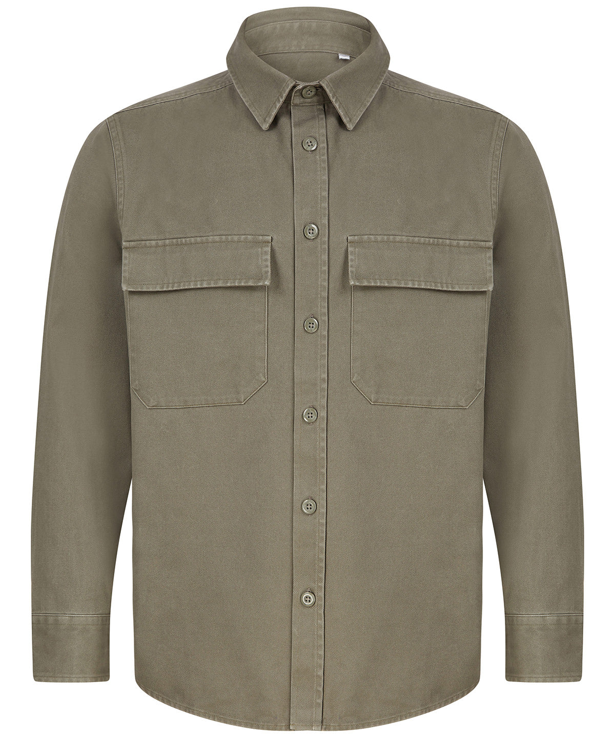 Personalised Shirts - Black Front Row Drill overshirt