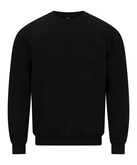 Personalised Sweatshirts - Black Gildan Softstyle™ midweight fleece adult crew neck