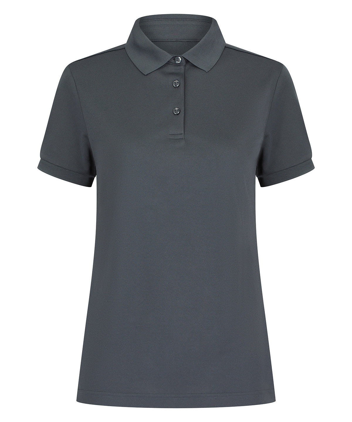 Personalised Polo Shirts - Black Henbury Women’s recycled polyester polo shirt