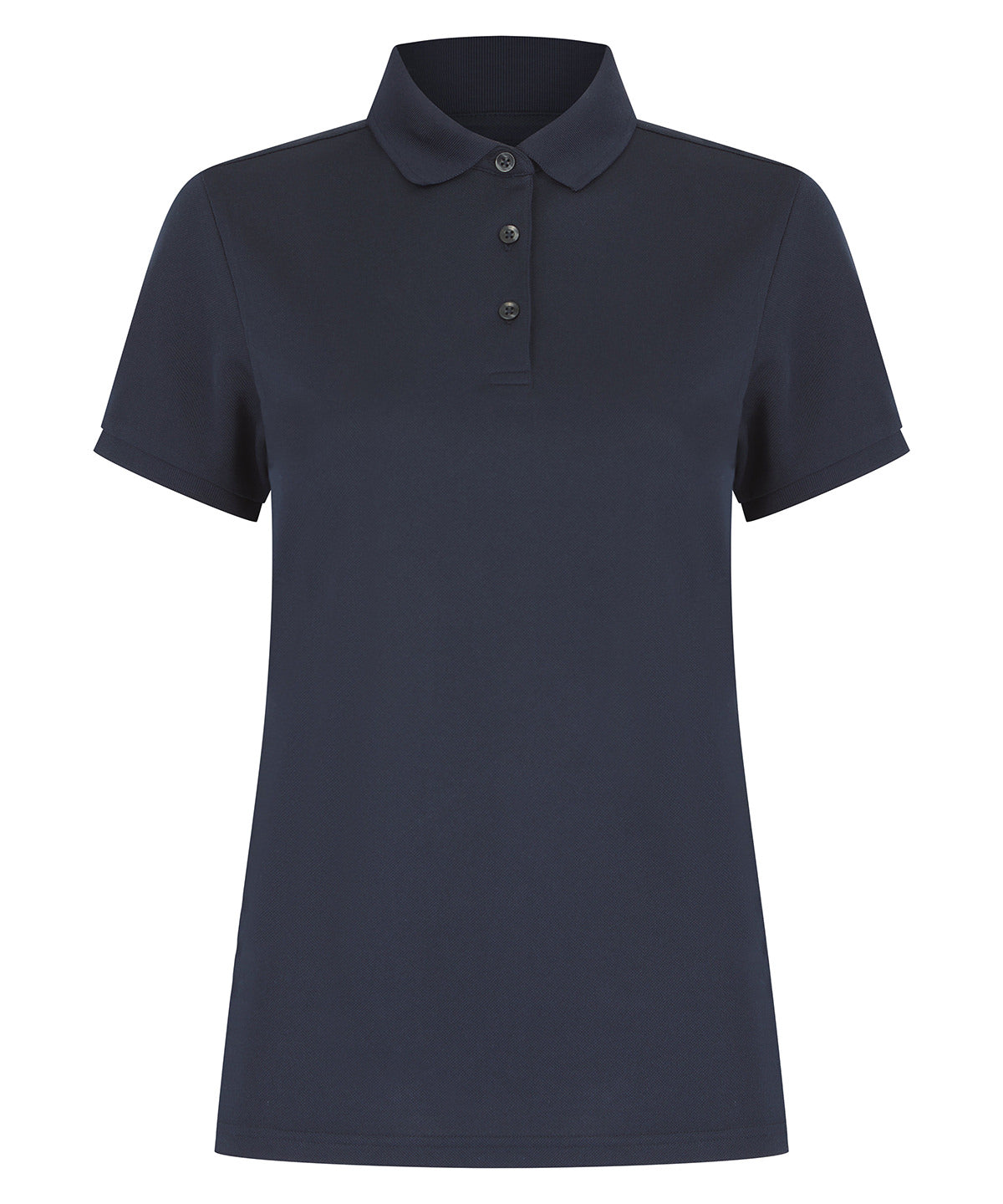Personalised Polo Shirts - Black Henbury Women’s recycled polyester polo shirt