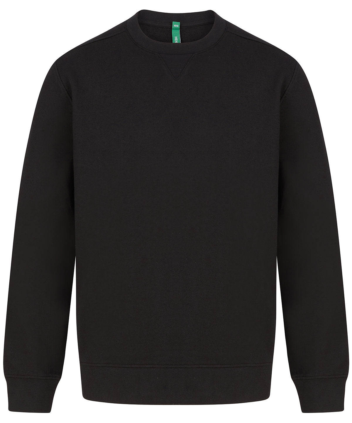 Personalised Sweatshirts - Black Henbury Unisex sustainable sweatshirt