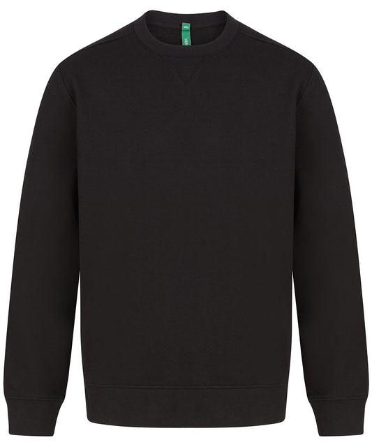 Personalised Sweatshirts - Black Henbury Unisex sustainable sweatshirt