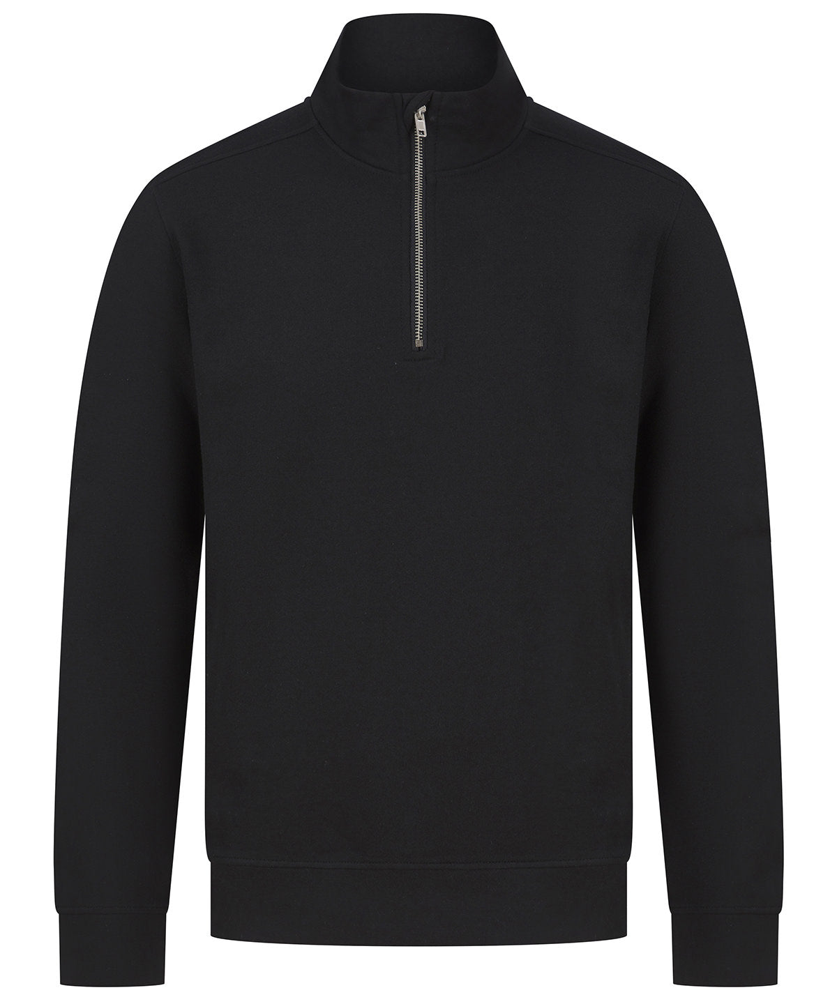 Personalised Sweatshirts - Black Henbury Unisex sustainable ¼-zip sweatshirt
