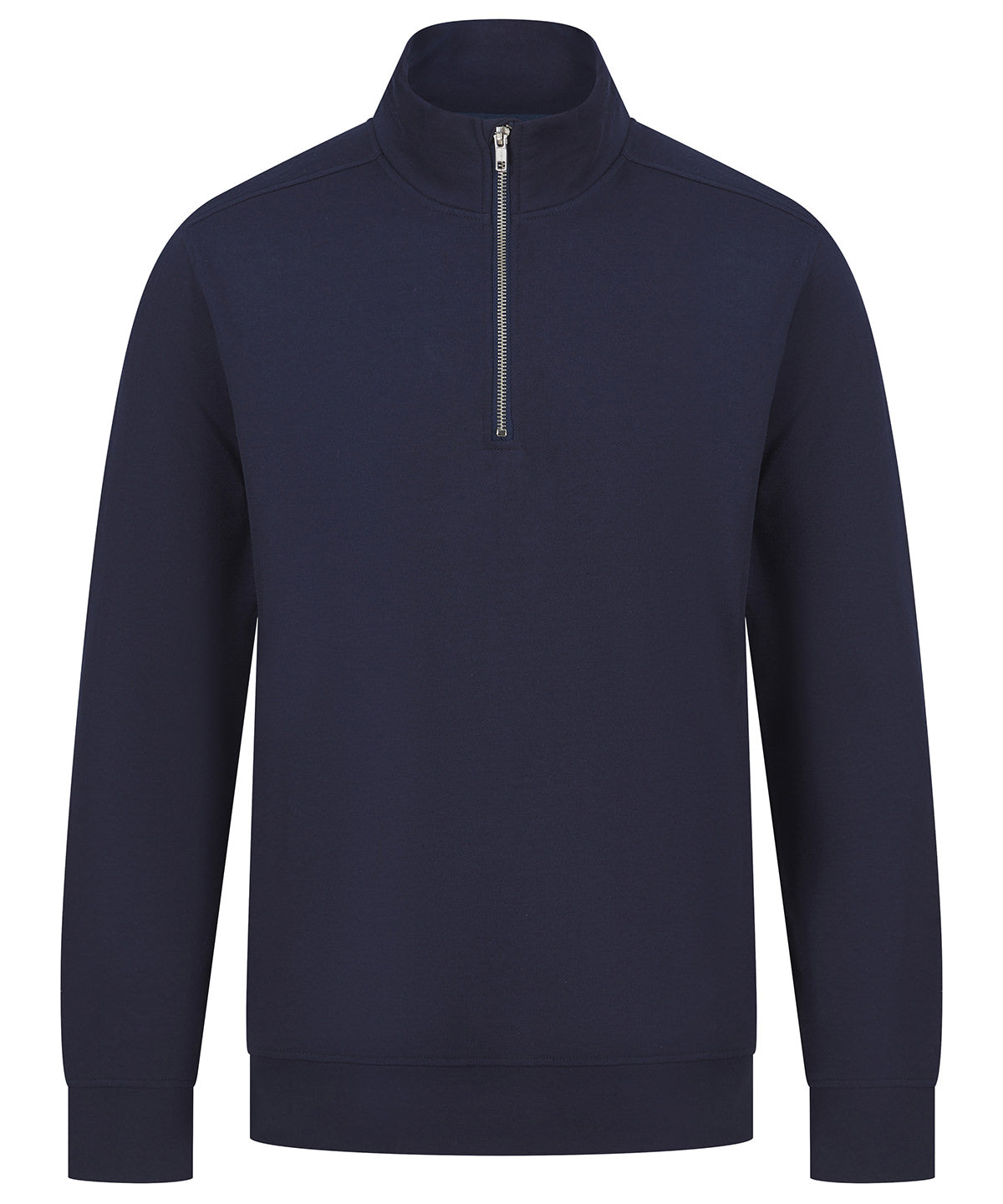 Personalised Sweatshirts - Black Henbury Unisex sustainable ¼-zip sweatshirt