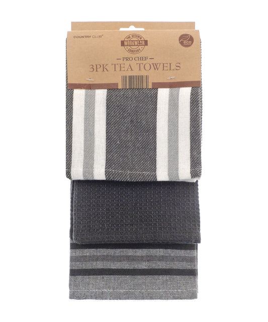Personalised Towels - Mid Grey Home & Living Pro Chef tea towel