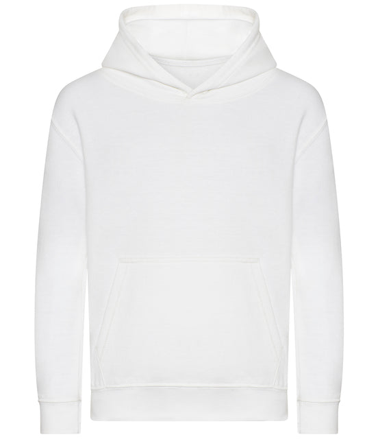 Personalised Hoodies - White AWDis Just Hoods Kids organic hoodie