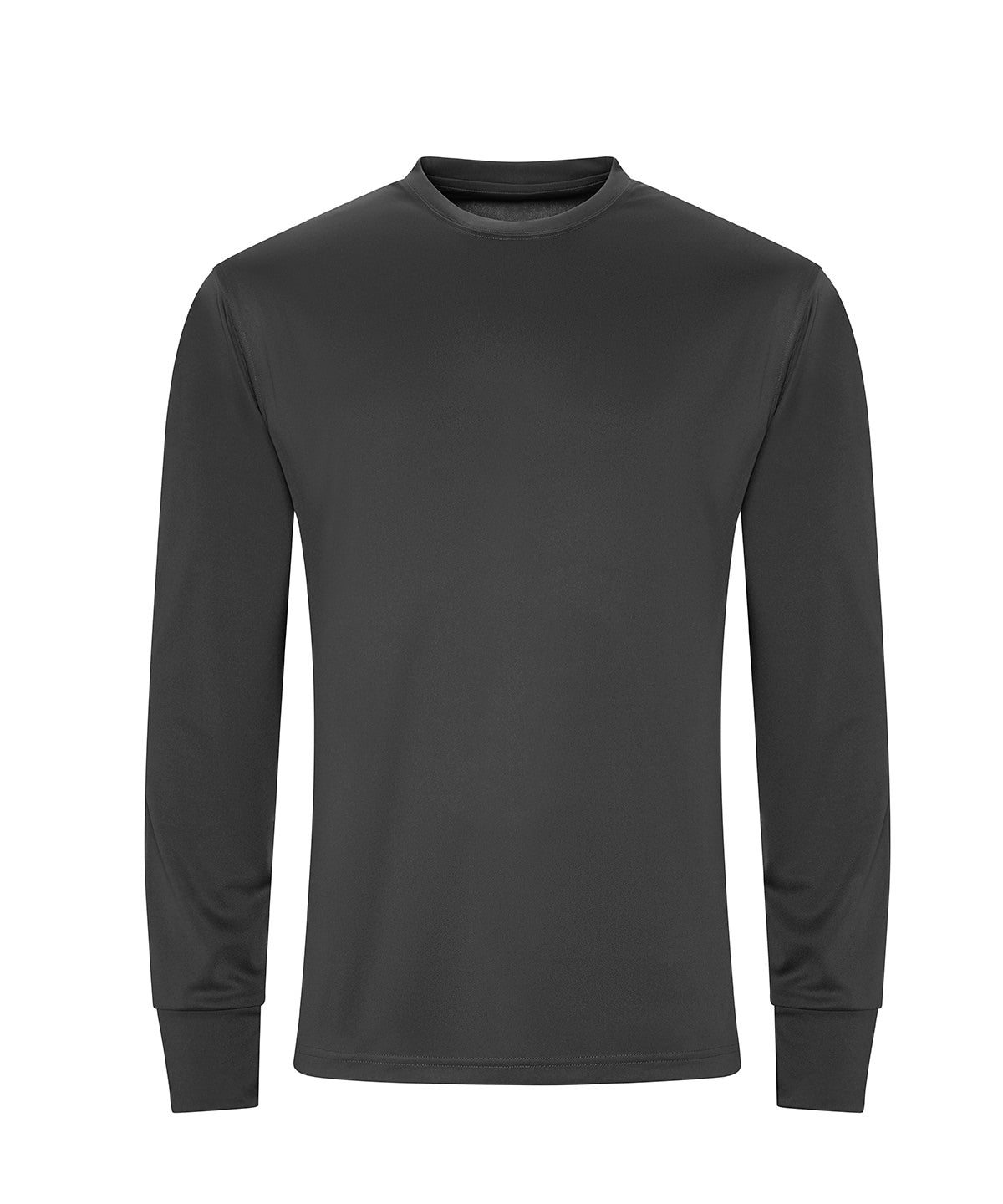 Personalised T-Shirts - Dark Grey AWDis Just Cool Long sleeve active T