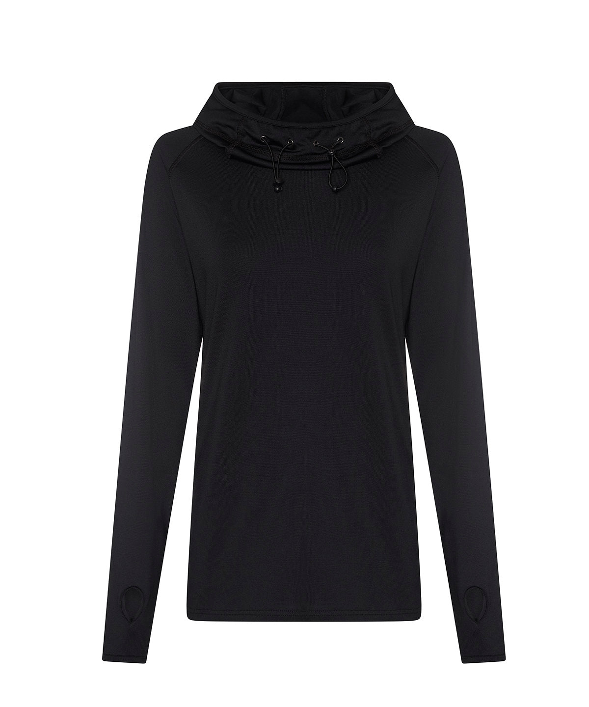 Personalised Sports Overtops - Black AWDis Just Cool Women's cool cowl neck top