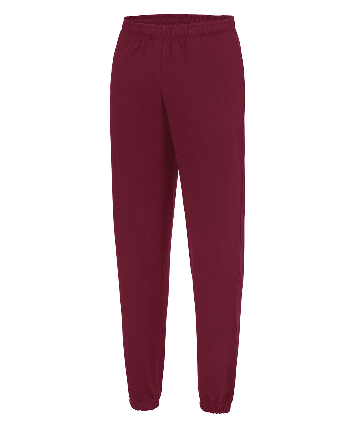 Personalised Sweatpants - Burgundy AWDis Just Hoods College cuffed sweatpants