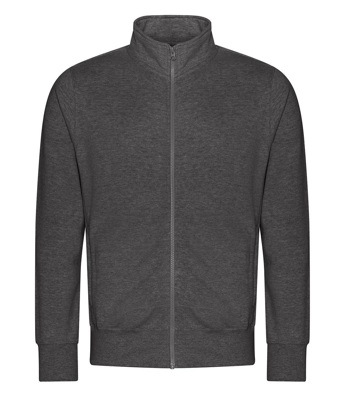 Personalised Sweatshirts - Dark Grey AWDis Just Hoods Campus full-zip sweatshirt