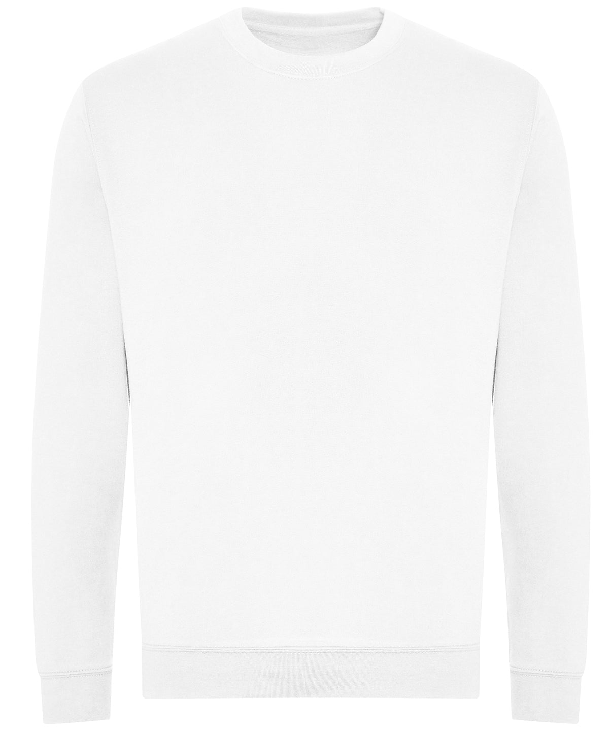 Personalised Sweatshirts - White AWDis Just Hoods Organic sweatshirt